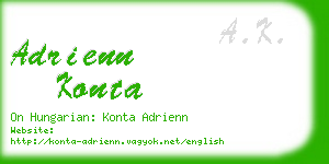 adrienn konta business card